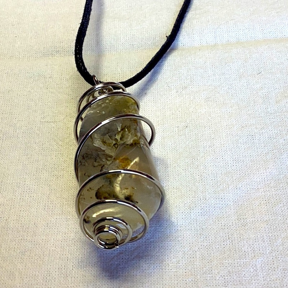 FINAL SALE PRICE Found Treasure Graveyard Point Adjustable Cord Necklace